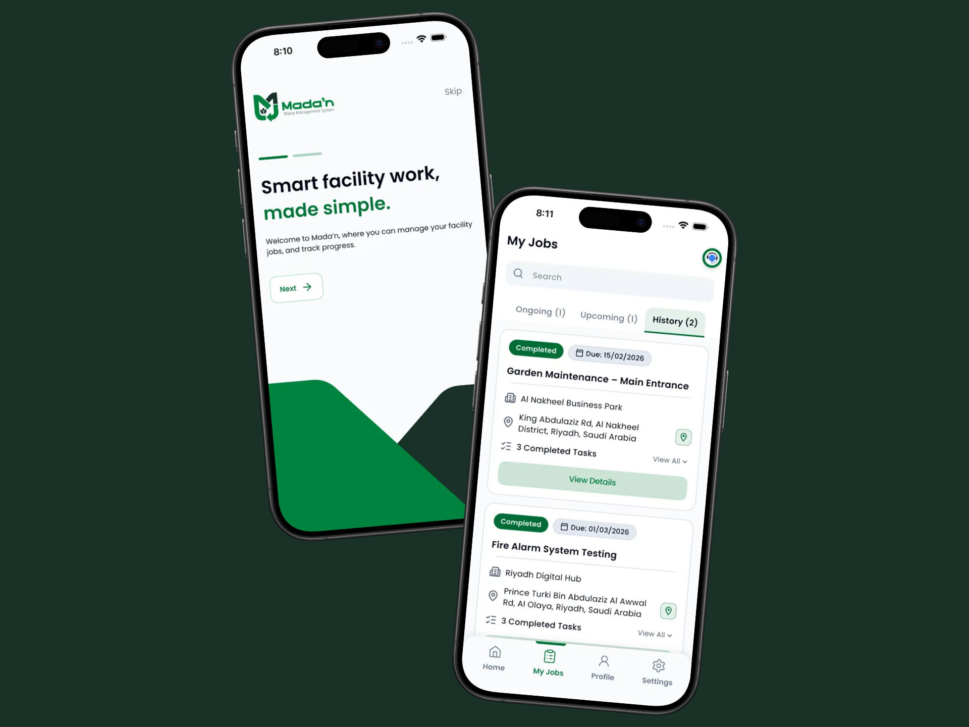 Mada'n Workforce Application